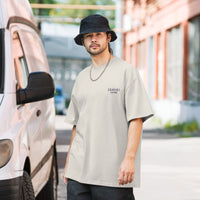 Oversized faded t-shirt Black Logo