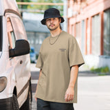 Oversized faded t-shirt Black Logo