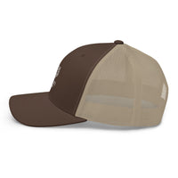 Trucker Cap with full white logo