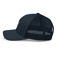 Trucker Cap with full white logo