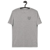 Unisex organic cotton t-shirt with split logo