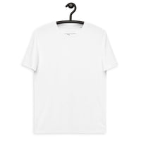 Unisex organic cotton t-shirt with White Logo