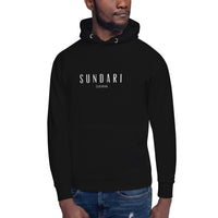 Unisex Hoodie with White Title