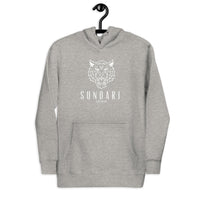 Unisex Hoodie with white full logo