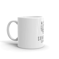 White glossy mug