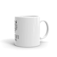 White glossy mug